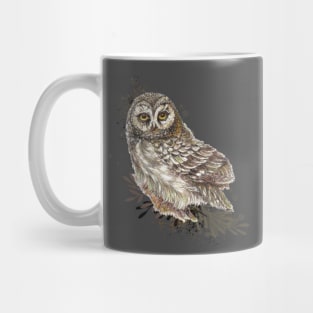 Watercolor Owl Bird Wildlife Nature Art Mug